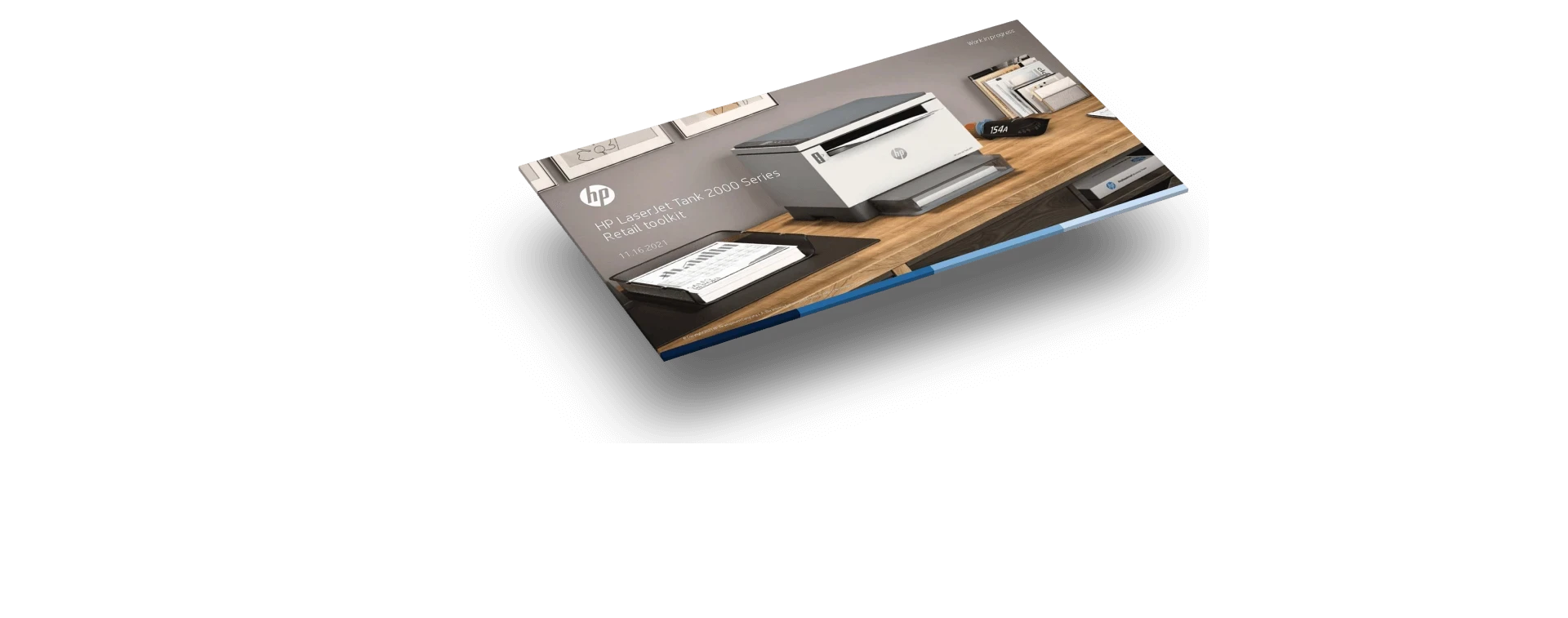 Cover page of the HP LaserJet Tank 2000 Series retail toolkit.