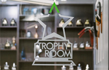 One of the conference rooms at Adcetera’s Midtown Houston office is named the “Trophy Room,” because it has shelves full of awards.