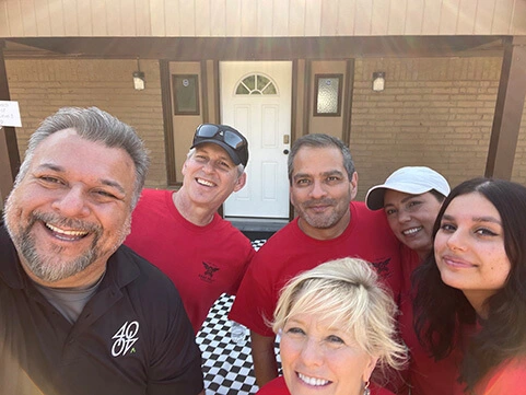  Adcetera employees volunteer at the annual Angel Reach Road Rally and Scavenger Hunt.