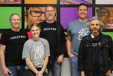 Adcetera employees volunteer at local charities.